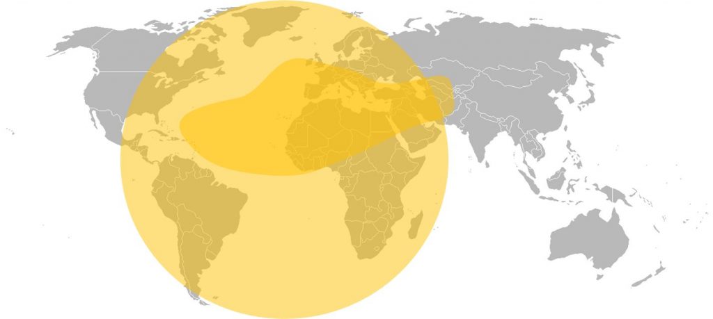 Express AM44 C-Band Total Coverage